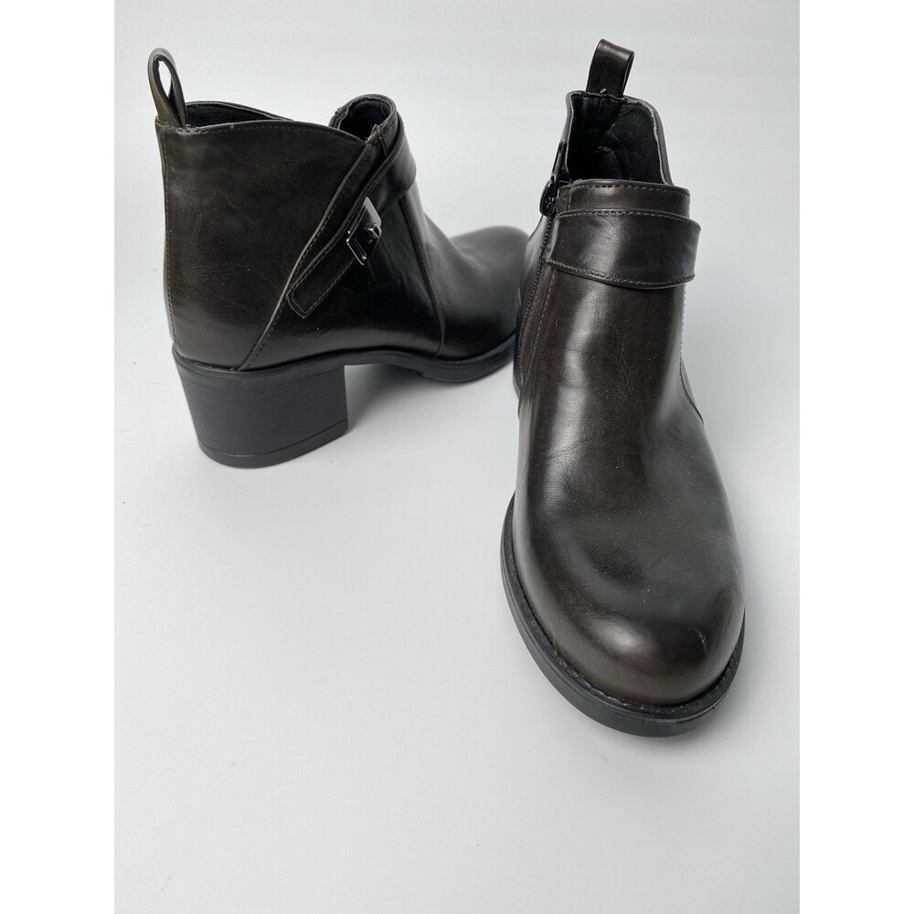 Rahine Women’s Brown Leather Ankle Boots 37 (US 7)